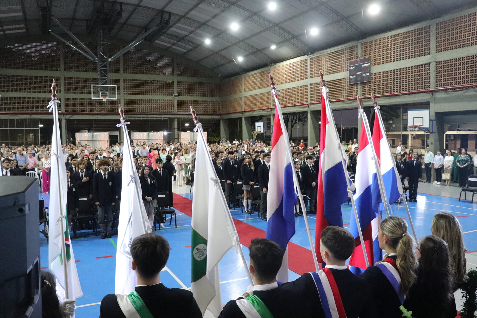 Acto de graduación de bachilleres del Colegio Cristo Rey