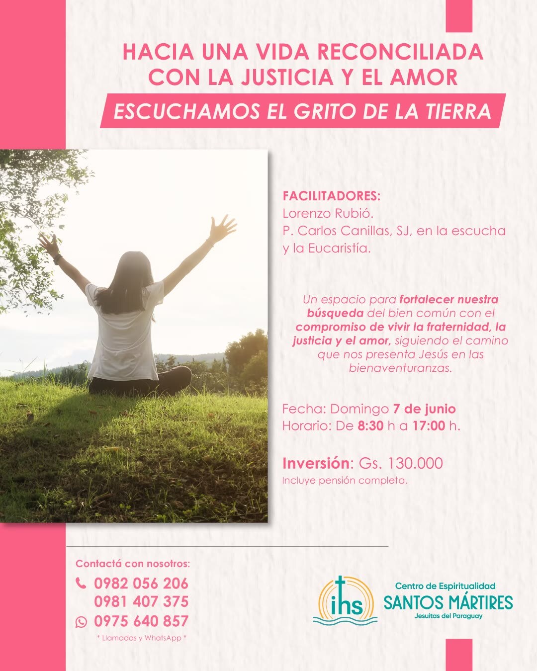 Retiro mensual Escuchamos el grito de la tierra
