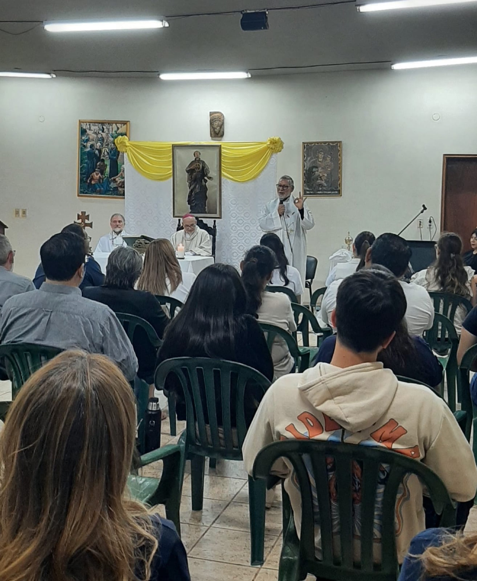 Celebración de la fiesta de San Ignacio en el Centro de Espiritualidad y Formación Betania de Encarnación