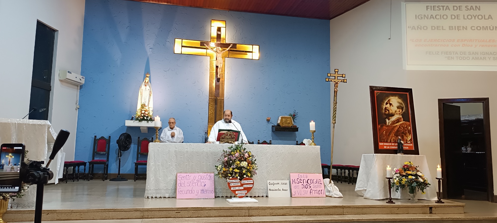 Misa Central de la fiesta de San Ignacio en la Parroquia San José Obrero de Ciudad del Este