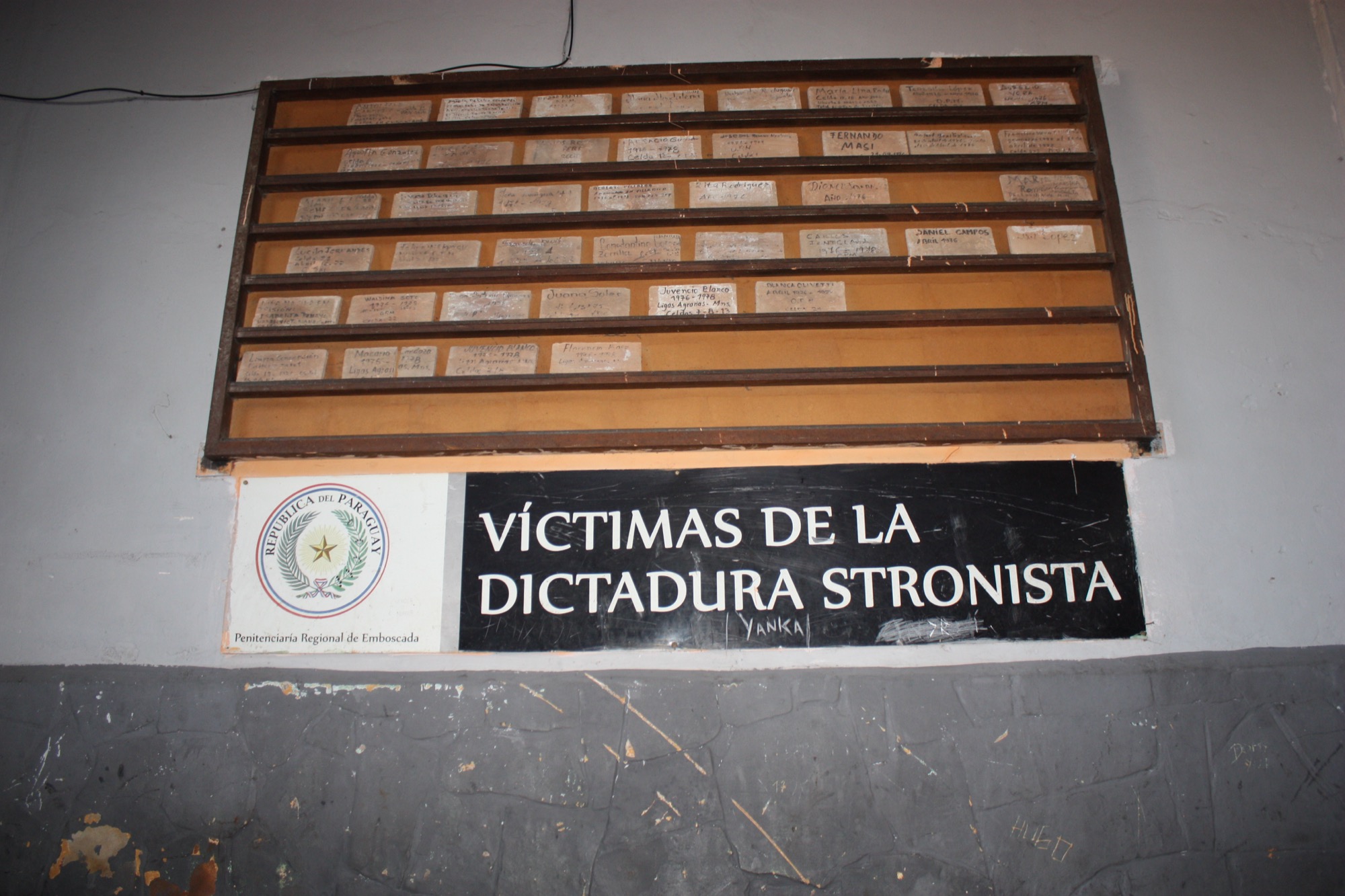 Visita de Jesuiten weltweit — Penitenciaría de Emboscada