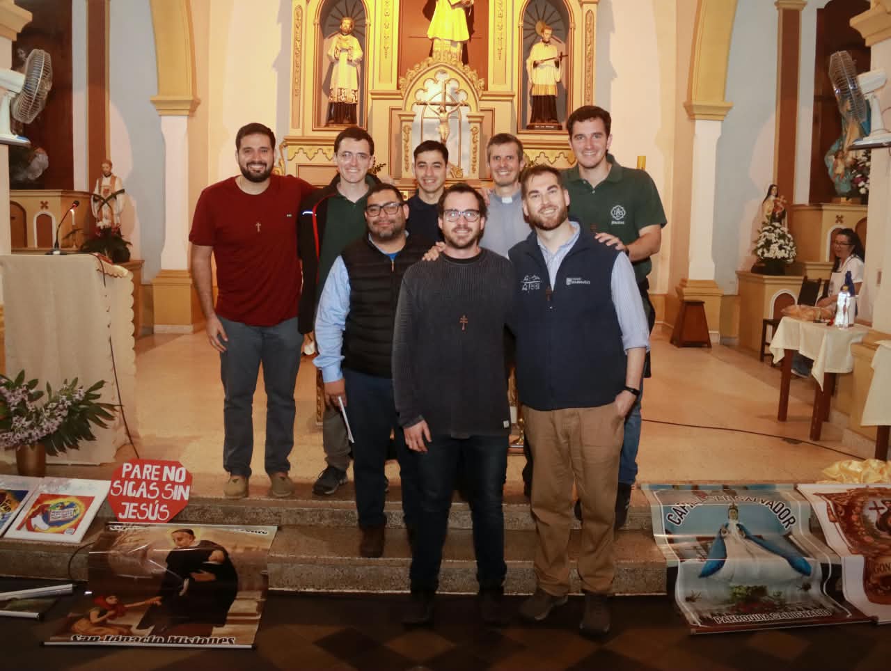 Los ocho maestrillos jesuitas del encuentro regional