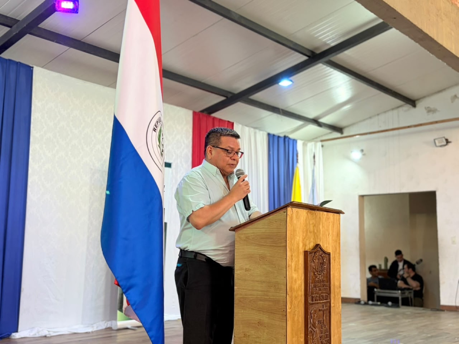 Palabras durante el acto oficial en el Colegio San Roque González de Santa Cruz