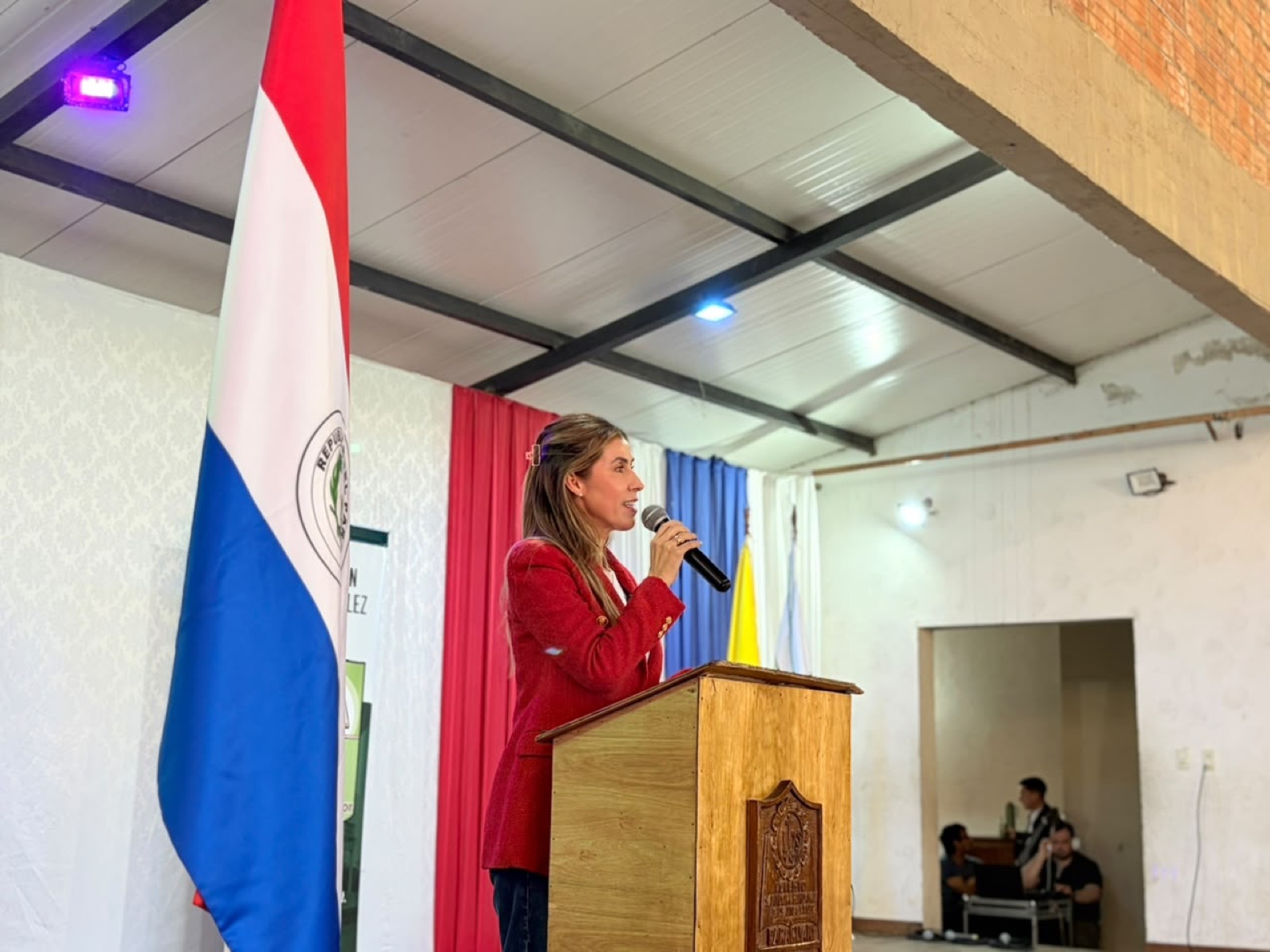 Palabras durante el acto oficial en el Colegio San Roque González de Santa Cruz
